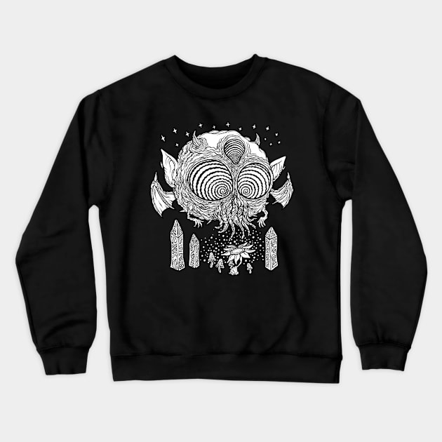 Flower Beholder Crewneck Sweatshirt by flynnryanart